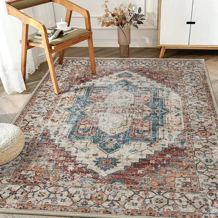 Wohnzimmer Teppich im orientalischen Vintage-Stil