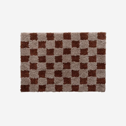 Vintage Fußmatte kariert für Innen