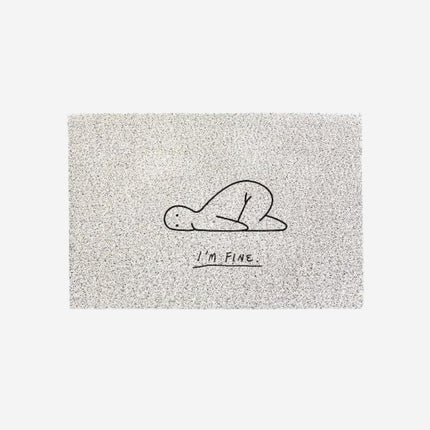 Design Fußmatte mit 'I'm Fine' Spruch