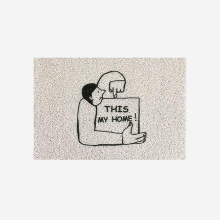 Moderne Fußmatte mit Spruch 'My Home'