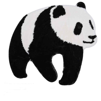 Teppich in Panda Bär Form