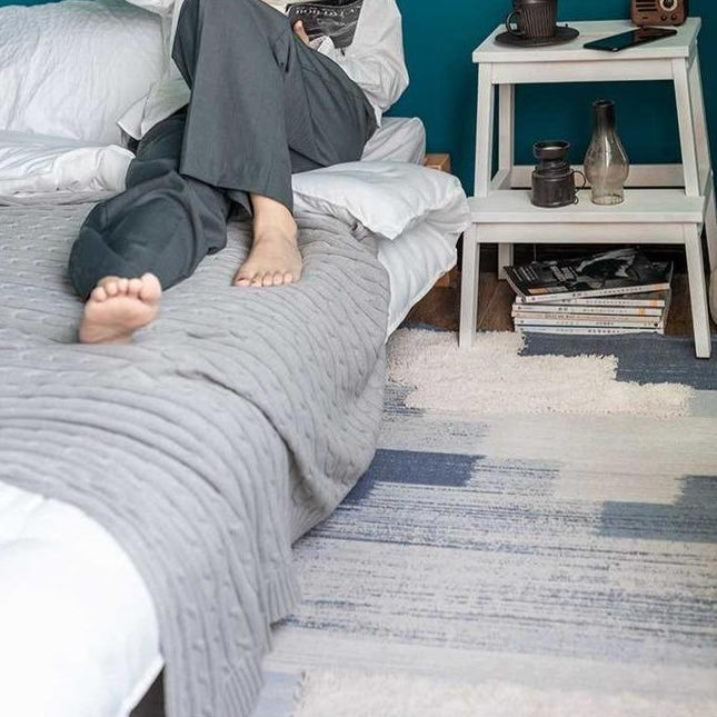 Marokkanischer Bettvorleger für Schlafzimmer