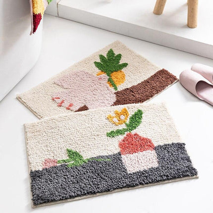 Große Design Badematte mit Motiv