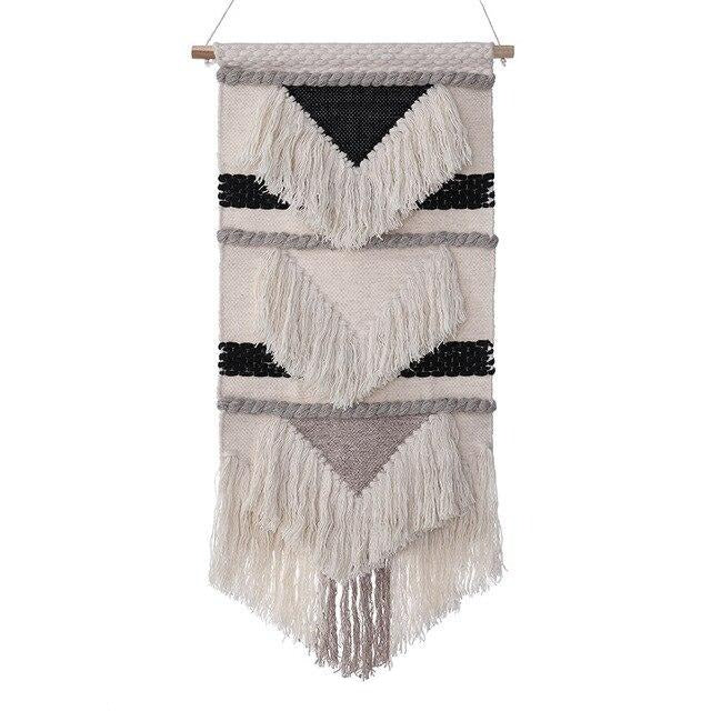 Großer gewebter Wandbehang im Boho-Stil