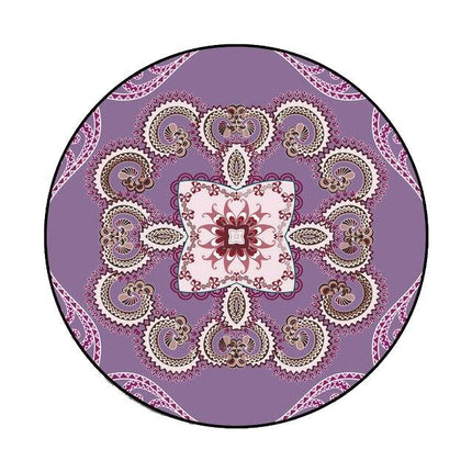Großer runder Teppich in Violett