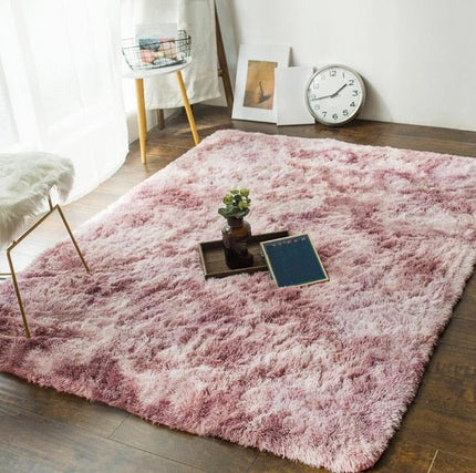 Flauschiger Shaggy Teppich Rosa extra weich