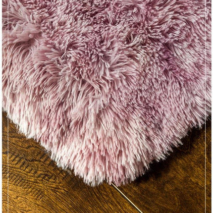 Flauschiger Shaggy Teppich Rosa extra weich