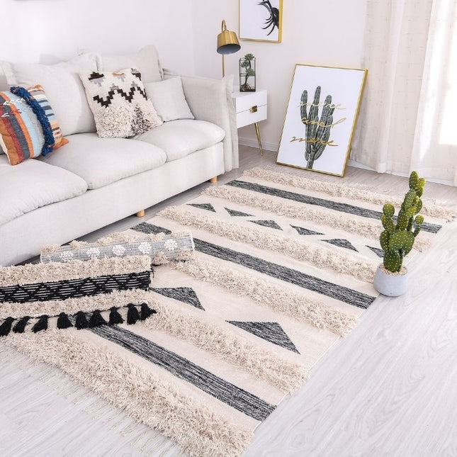 Handgefertigter Berber Teppich mit Struktur