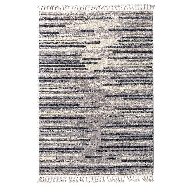 Berber Teppich in Ecru und Grau