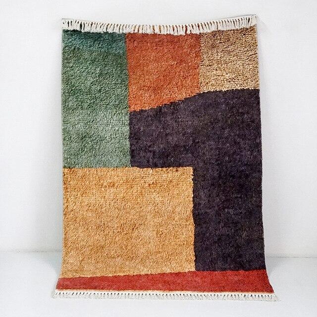 Berber Teppich in Ecru und Braun