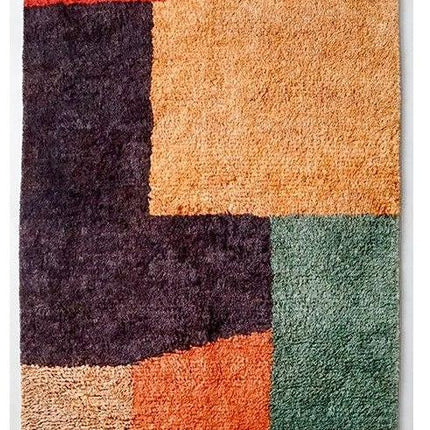 Berber Teppich in Ecru und Braun