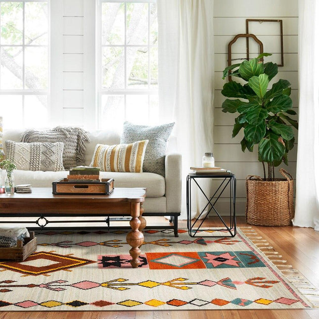 Traditioneller Berber Teppich mit Mustern