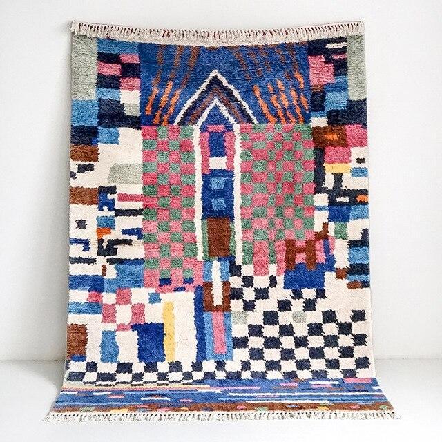 Original marokkanischer Berber Teppich bunt