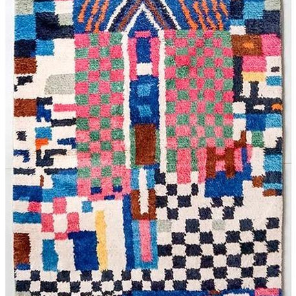 Original marokkanischer Berber Teppich bunt