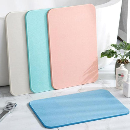 Rutschfester Duschvorleger aus Diatomeenerde