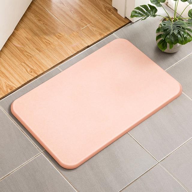 Rutschfester Duschvorleger aus Diatomeenerde