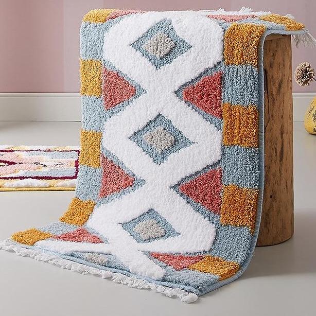 Badezimmerteppich im modernen Berber-Stil