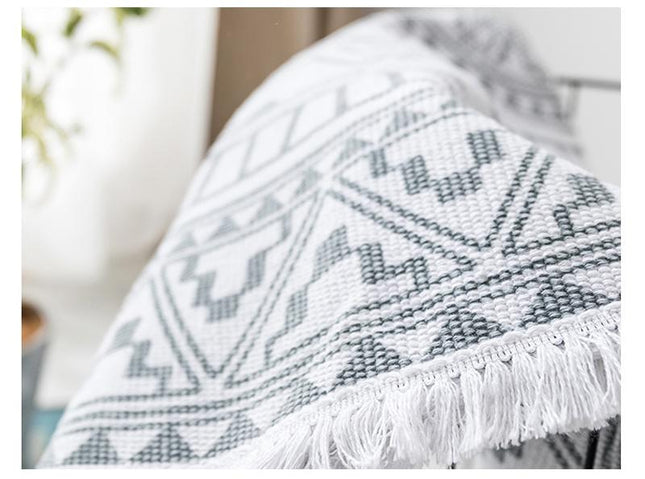 Runder Teppich für das Schlafzimmer