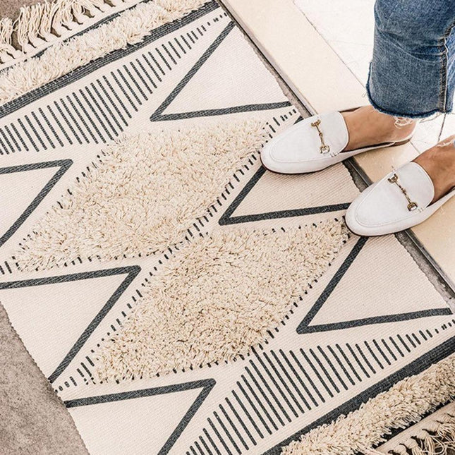 Berber Bettvorleger mit 3D-Struktur