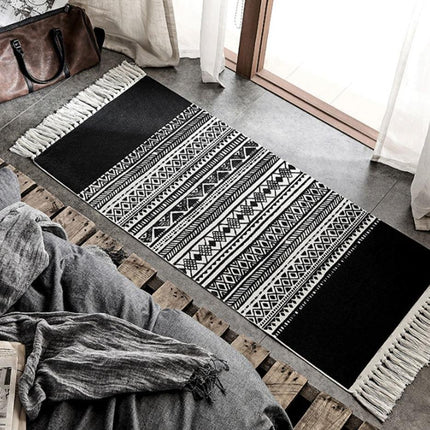 Bettvorleger aus Baumwolle im Boho-Stil