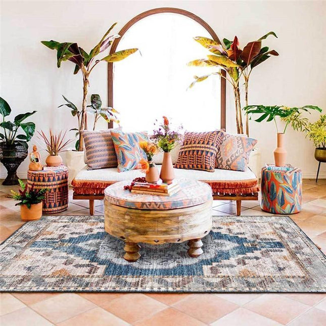 Beiger Teppich im angesagten Vintage-Look