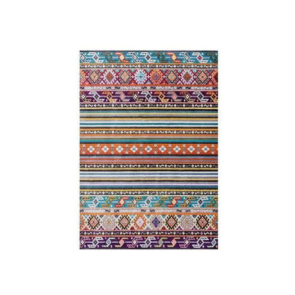 Bunter Teppich im Bohemian-Stil