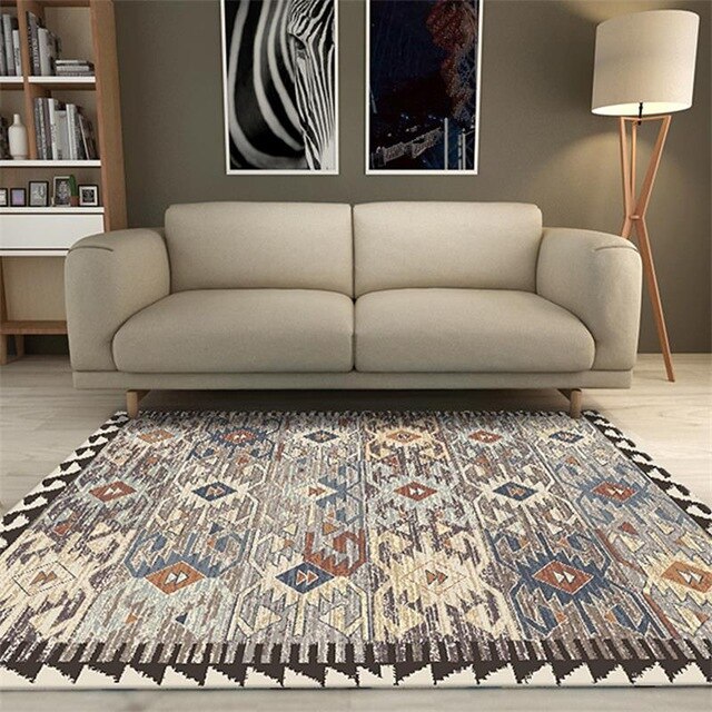 Wohnzimmer Teppich im afrikanischen Ethno-Stil
