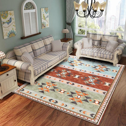 Ethno Teppich im bunten Vintage-Look