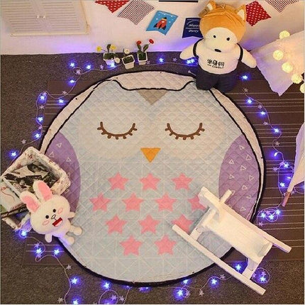 Spielteppich für Babys in Eulenform