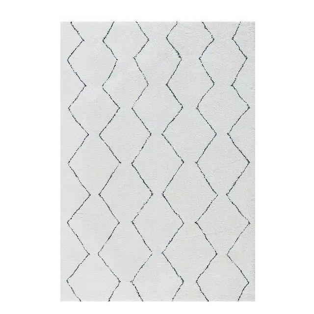 Wollteppich im Berber-Stil mit Zickzack