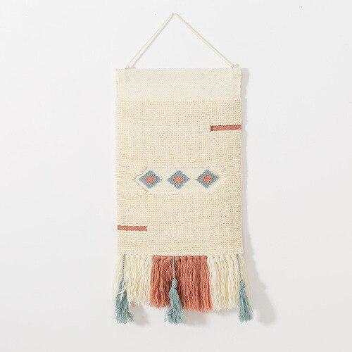 Handgewebter Wandbehang im mexikanischen Stil