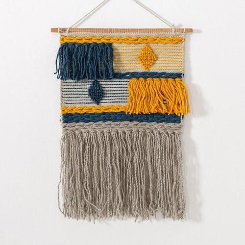 Gewebter Wandteppich im tibetischen Stil