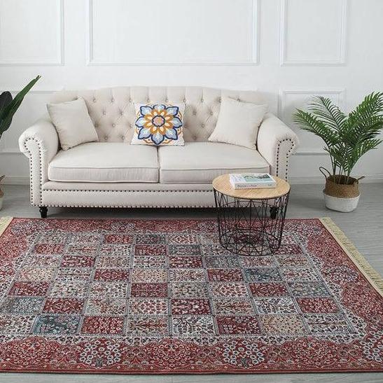 Persischer Teppich im bunten Patchwork-Stil