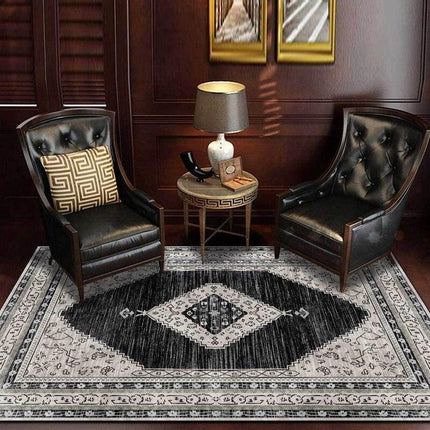 Perserteppich Anthrazit Schwarz modernes Design