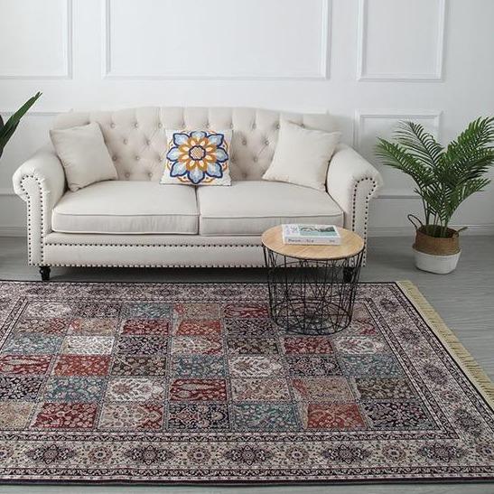 Perserteppich im bunten Patchwork-Design