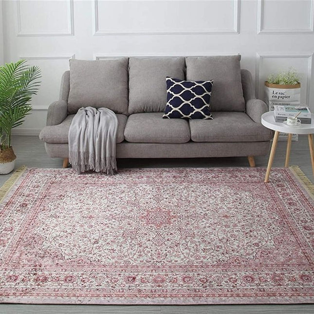 Rosa Perserteppich im Vintage Stil