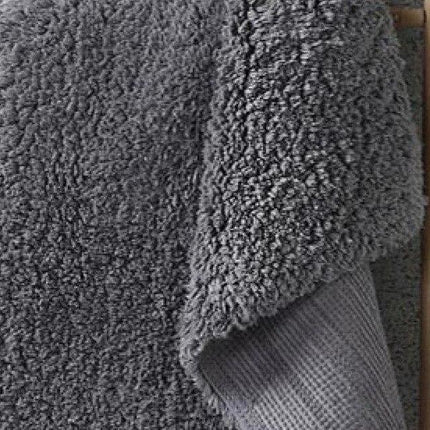 Moderner Hochflor Badezimmerteppich