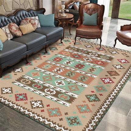 Wohnzimmer Teppich im modernen Ethno-Stil