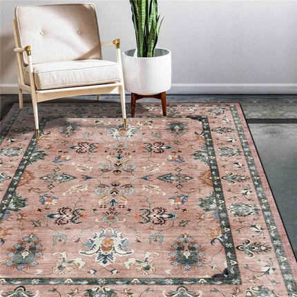 Vintage Teppich in zartem Altrosa