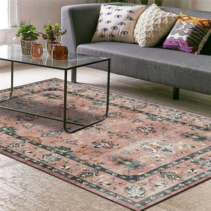 Vintage Teppich in zartem Altrosa