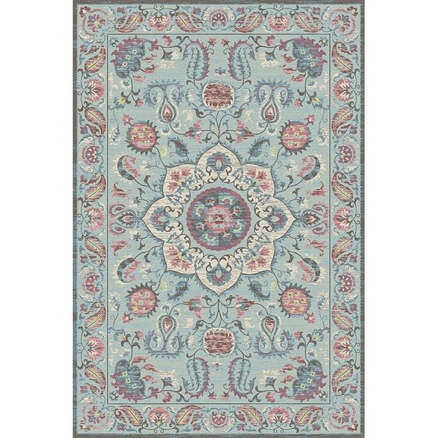 Vinyl Teppich in persischer Medaillon-Optik